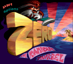 Zero the Kamikaze Squirrel screenshot 4 for Sega Genesis